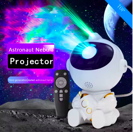 LED Star Galaxies Projector Night Light Astronaut Starry Sky Bedroom Room Decor Children's Gift